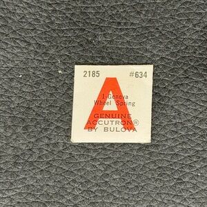 NOS Genuine Accutron by Bulova Watch Part A 2185 #634.  Geneva wheel Spring.